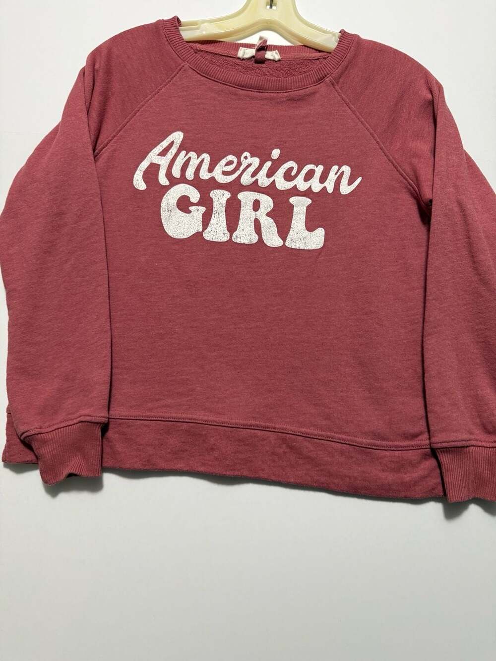 Workshop Republic Clothing American Girl Graphic Sweatshirt Red Size XS